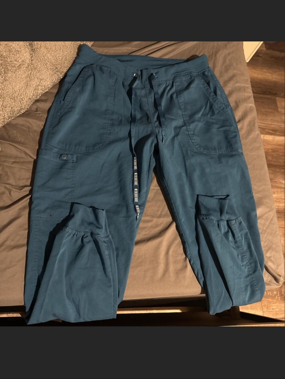 Med Couture Scrub Joggers. 3 Pairs: Teal, Black and Maroon. Size Large Tall
